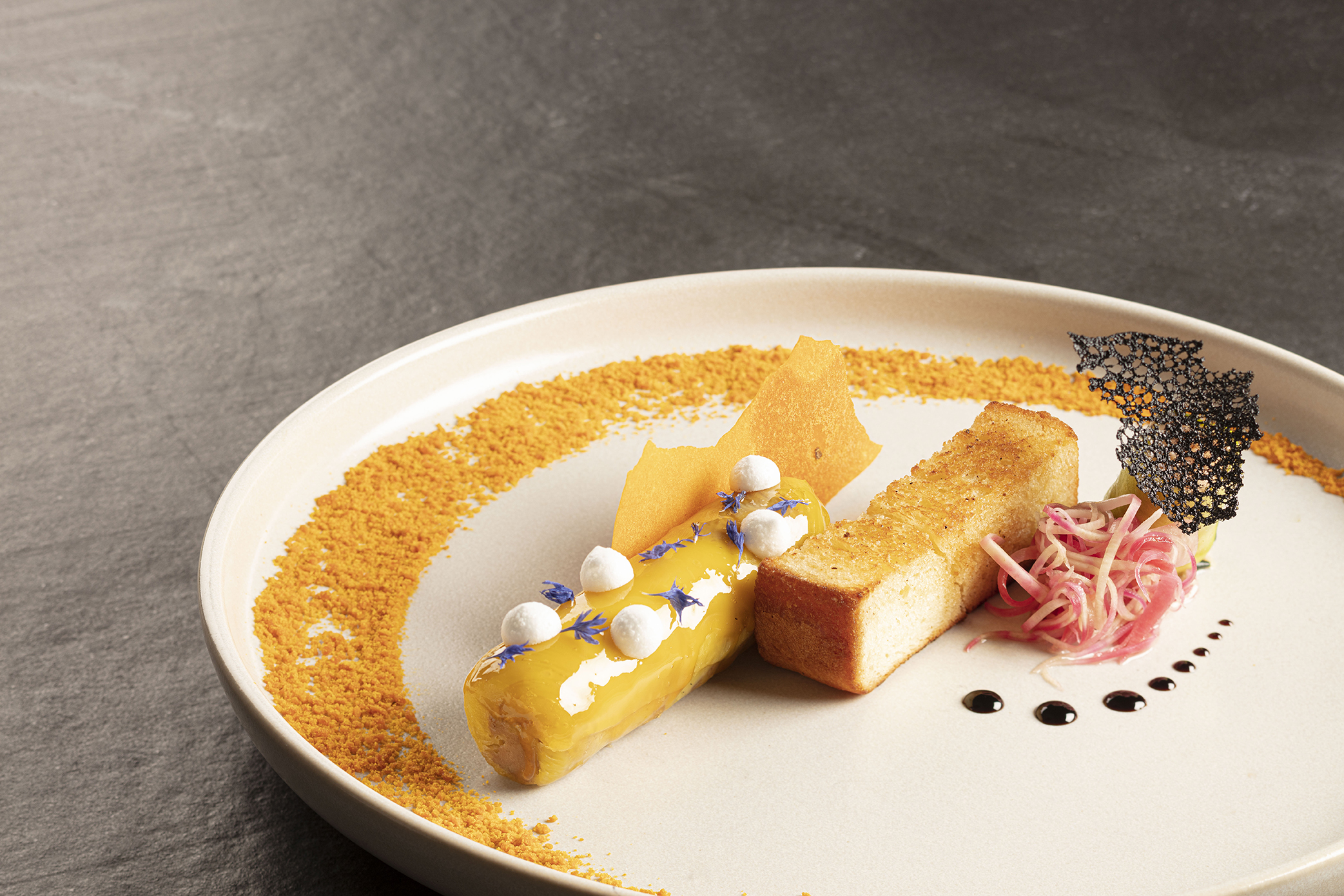 Assiette de foie gras du Parlementaire