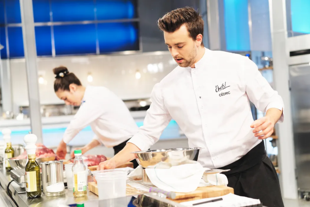 Cédric St-Pierre on the TV show Les chefs! (2015)