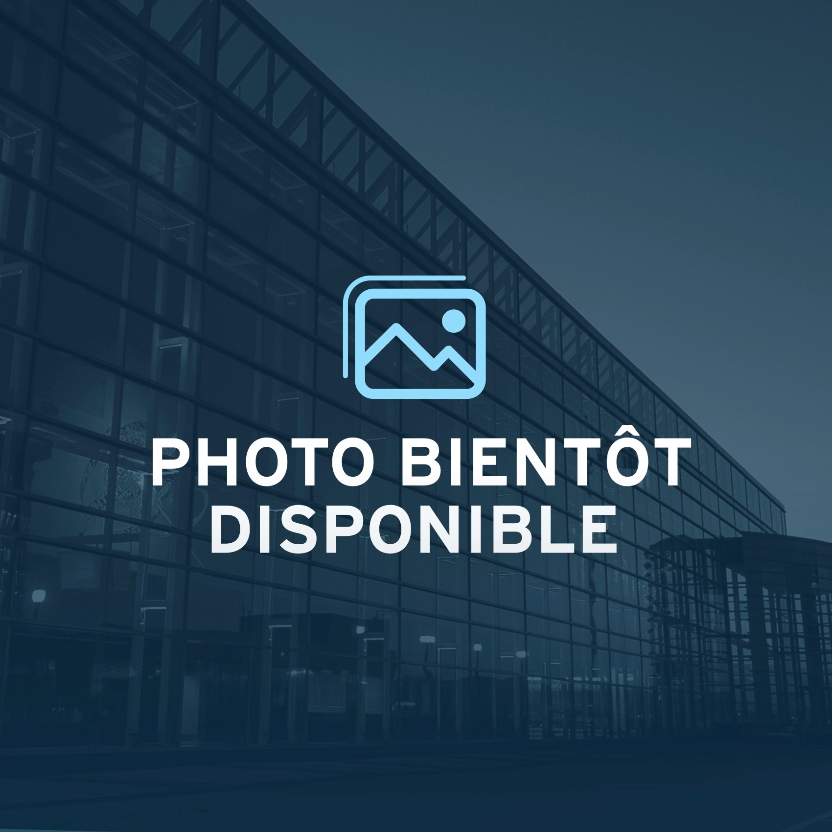 Icône bleue avec la mention "Photo bientôt disponible"