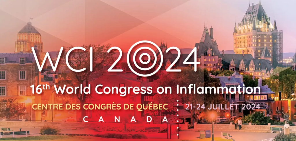 Logo officiel du 16e Congrès mondial sur l'inflammation