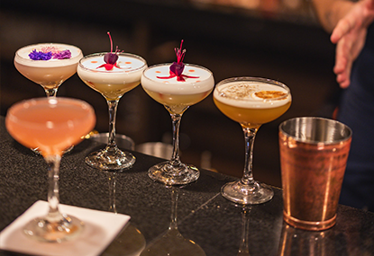 Cocktails du bar Clubby