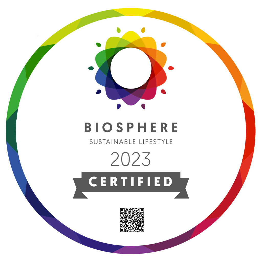 Official logo of the Biosphere certification.