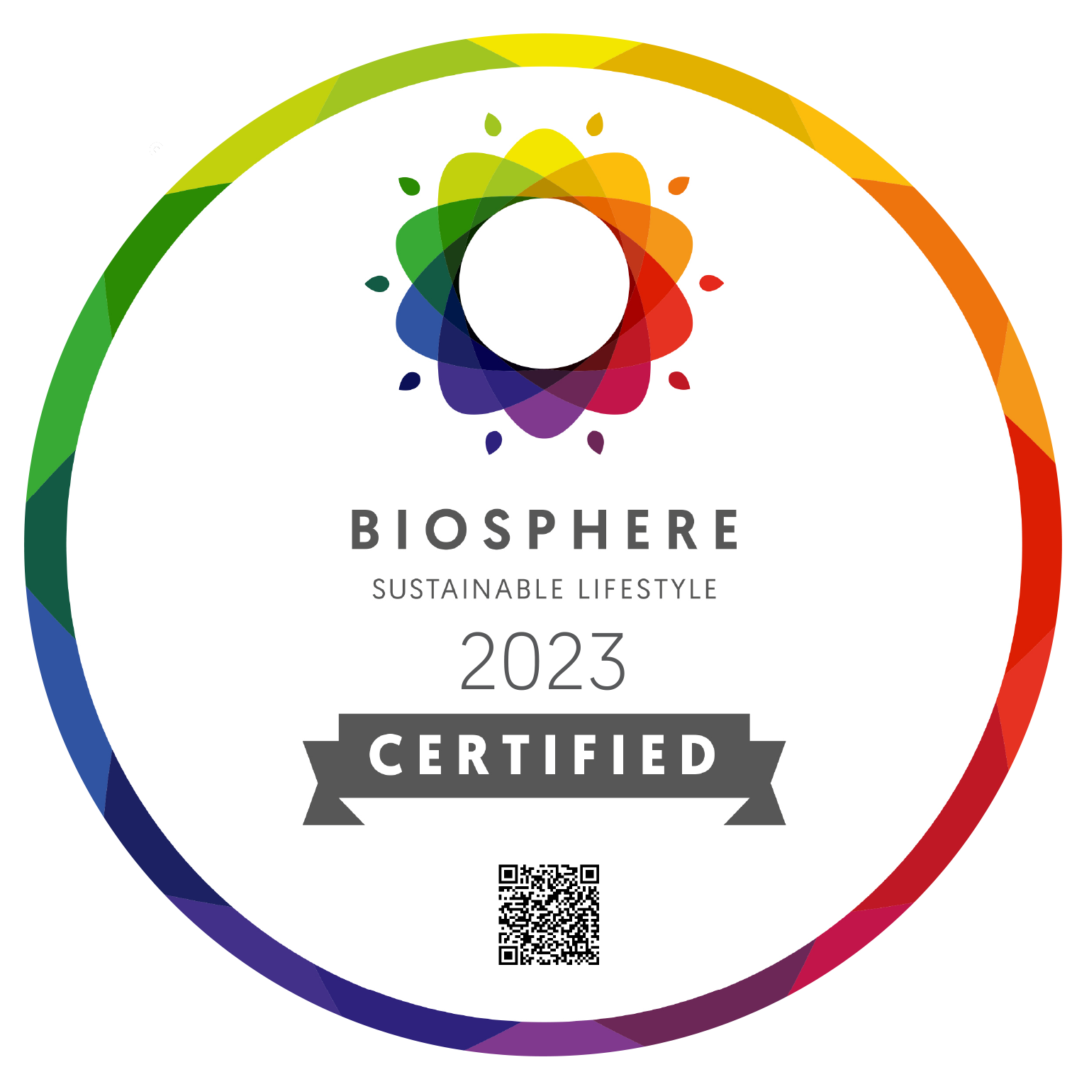 Official logo of the Biosphere certification.