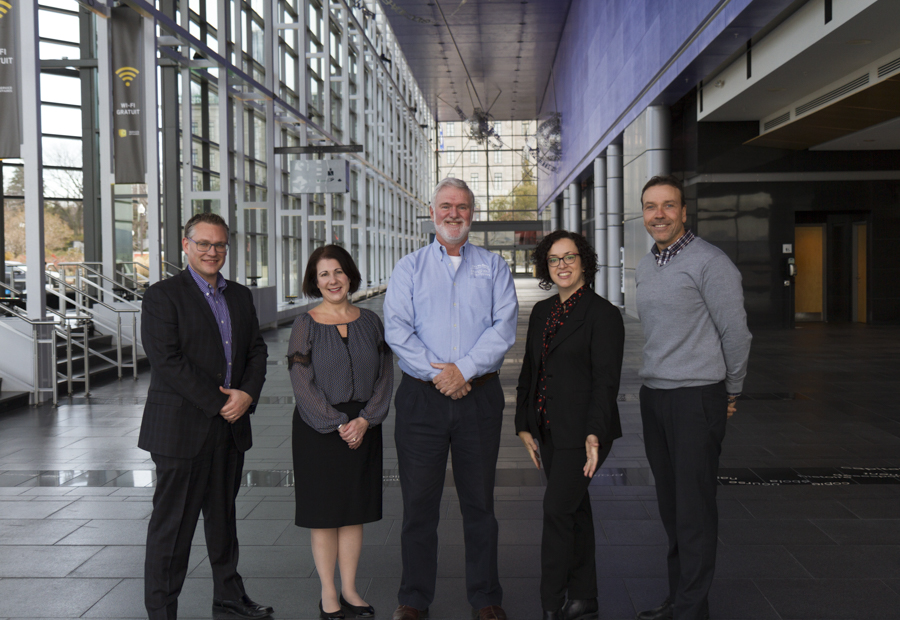 Philippe Dupont, Freeman audiovisuel Canada, Stephanie Glyptis, directrice exécutive, AWM&A, Tony van der Vooren, président, Vooren Air Quality Management Services Inc. (VAQMS) , Marie-Elaine Lemieux, déléguée commerciale, Centre des congrès de Québec, Nicolas Turgeon, ing., président de l’ACPAS